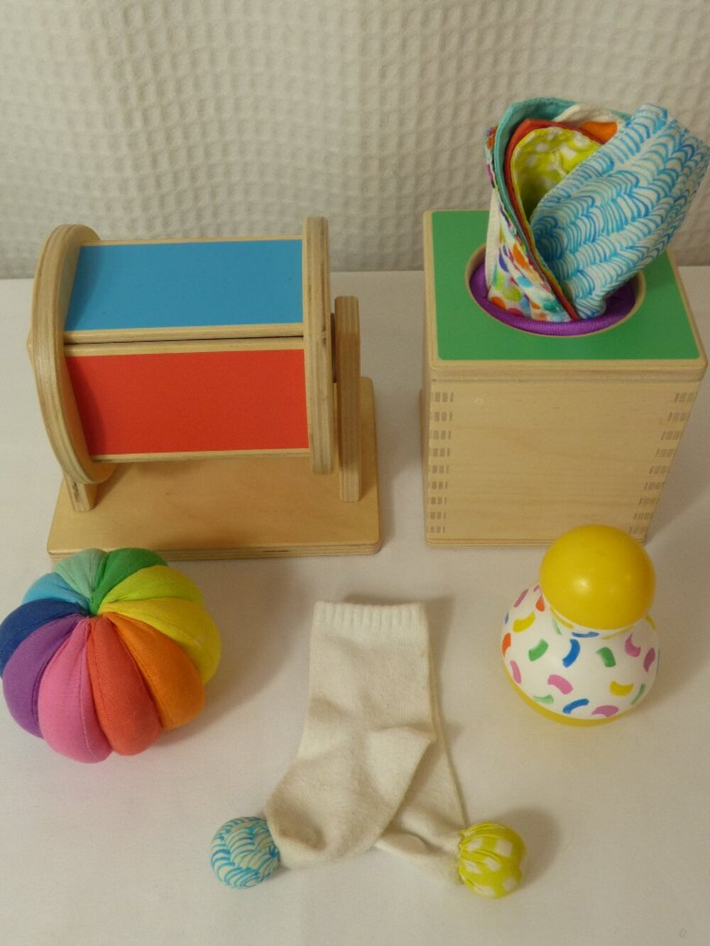 Lovevery Toys from The Senser Play Kit, Months 5-6 +
